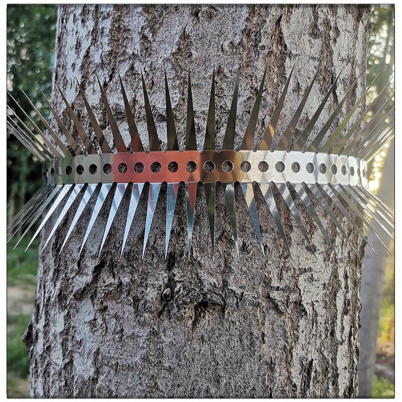 Spuntoni Anti-Uccelli da 40 Pollici Intrecciano Grondaie Balconi Davanzali Spuntoni Anti-Piccioni Acciaio Inossidabile Recinzione Giardino Evitato Arrampicata Recinzione Metallica