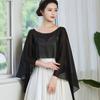 All Match Thin Wide Chiffon Shawl Sunscreen Wedding Scarves Shawl Women Pullover Wraps  for Women