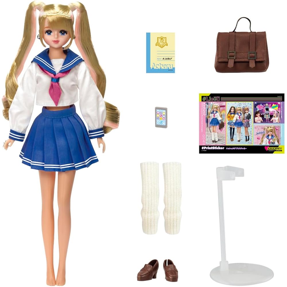 Takara Tomy Licca Doll JK Fashion Playset Toy for Ages 3 and Up