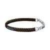 Jewels Armband aus recyceltem Leder und Edelstahl JM222AVE03 – für Herren