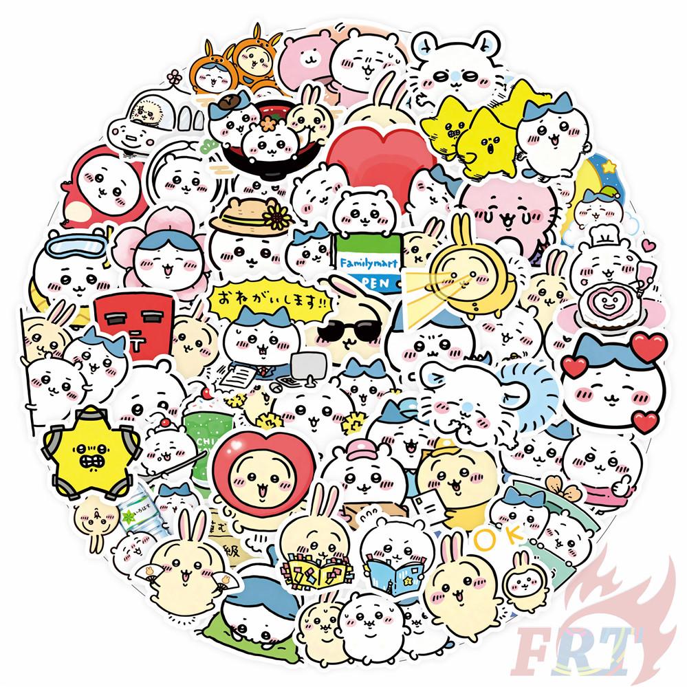 100Pcs/Set Chiikawa Series 02 Stickers DIY Scrapbooks Album Decor Decals Stickers