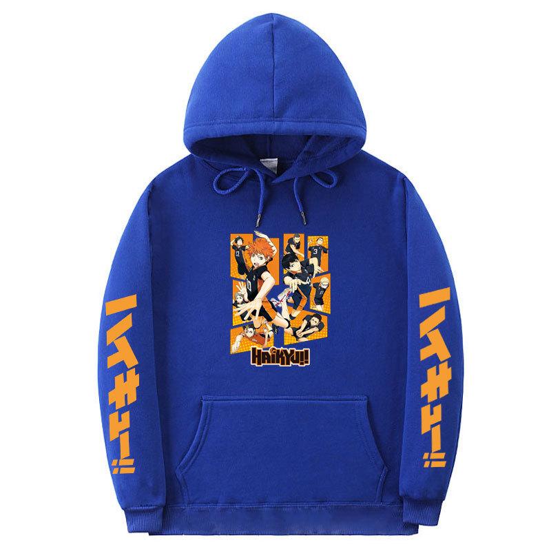 Haikyuu Haikyuu Haikyuu Cartoon Day Anime Loose Hooded Sweatshirt Sweatshirt