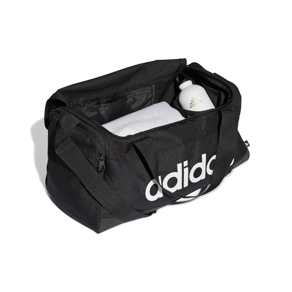 Adidas Linear Duffel S 25L Sports Leisure Polyester Handbag Gym Bag Unisex Duffel Bag Black GN2034