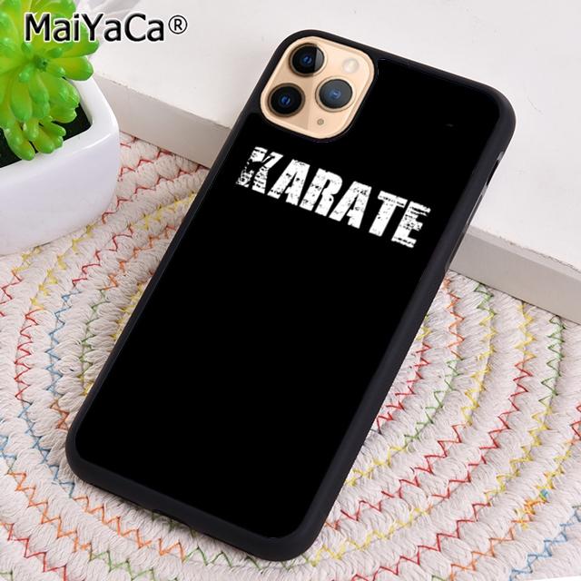 MaiYaCa Kung Fu Taekwondo Karate Phone Case For iPhone 17 Air 16 15 Plus 11 12 13 14 Pro Max Shell Coque