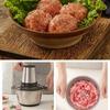 800W 3L Stainless Steel Meat Grinder 3 Speed Electric Chopper Meat Grinder Household Automatic Mincing Machine Food Processor