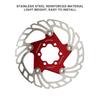 6 Schrauben Rennrad Bremsscheibe Rot Fahrrad Schwimmende Bremsscheibe Fahrrad Bremsen Wartung
