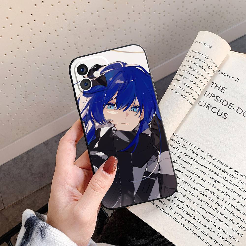 Mostima Animated Game A-Arknights Phone Case For IPhone 17 Air 16 15 14 13 Pro Max 11 12 Black Silicone Cover