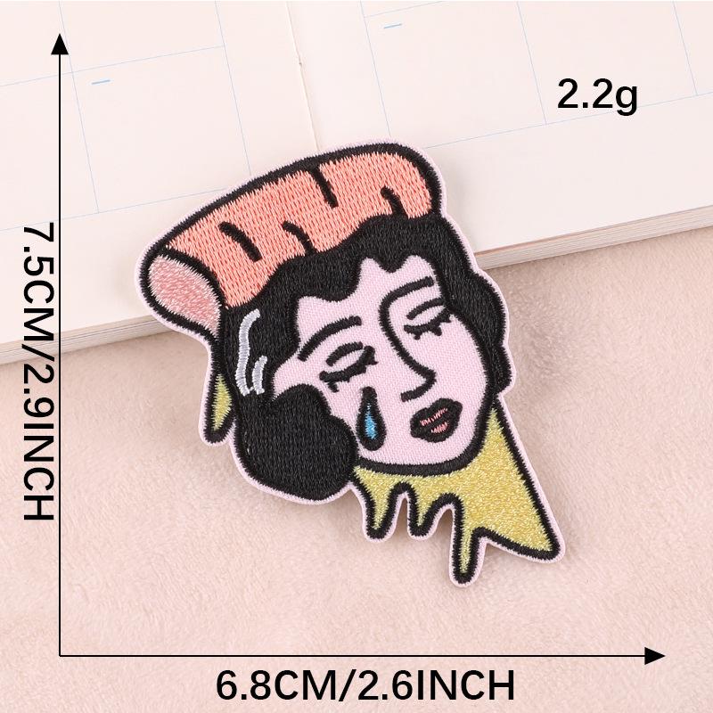 Custom Skull Ghost Butterfly Embroidered Cloth Patch for DIY Clothing