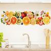 Fresh Fruits Flowers Waterproof Self-adhesive Kitchen Bedroom Living Room Entrance Decoration Stickers