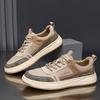 Golden Sapling Korean Style Men's Vulcanize Shoes Mixed Colors Male Flats Outdoor Round Toe Man Leisure Sneakers Male