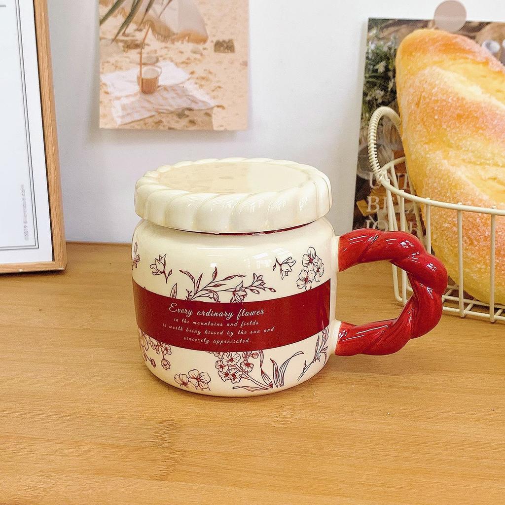 Medium Style Mug Ceramic High Value Water Cup for Girls Home Couple Cup Office Coffee Cup Souvenir
