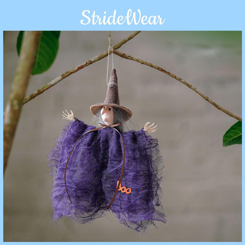 Witch Halloween Ornaments Soft Fabric Party Decorations Gift Festival Supplies