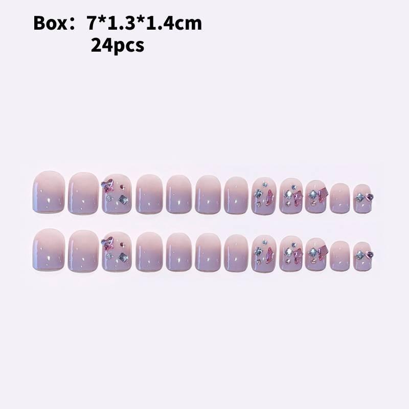 Wearing Hand Nail Nails Fashion Highgrade Pure Wind Rhinestone Nail Patch Style