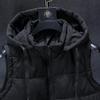 Plus Größe L-7XL Männer Warme Weste Mit Kapuze Neue Casual Herbst Winter Ärmellose Jacken Für Männer