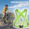 New Highlight Reflective Straps Clothing Vest Adjustable Safety Vest Elastic Band For Adults and Children Night Running Riding