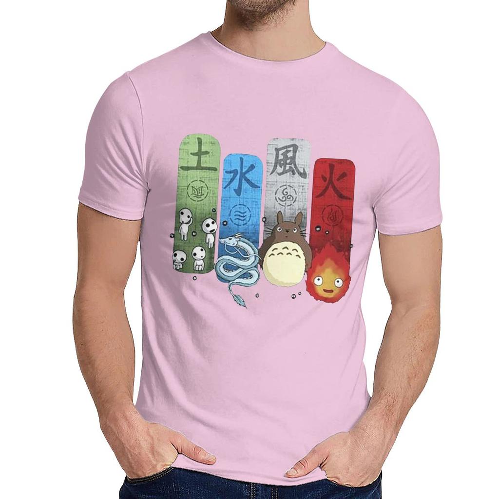 Comfortable Princess Mononoke Totoro Spirited Away T Shirt Men Summer Young Style Classic O Neck Homme