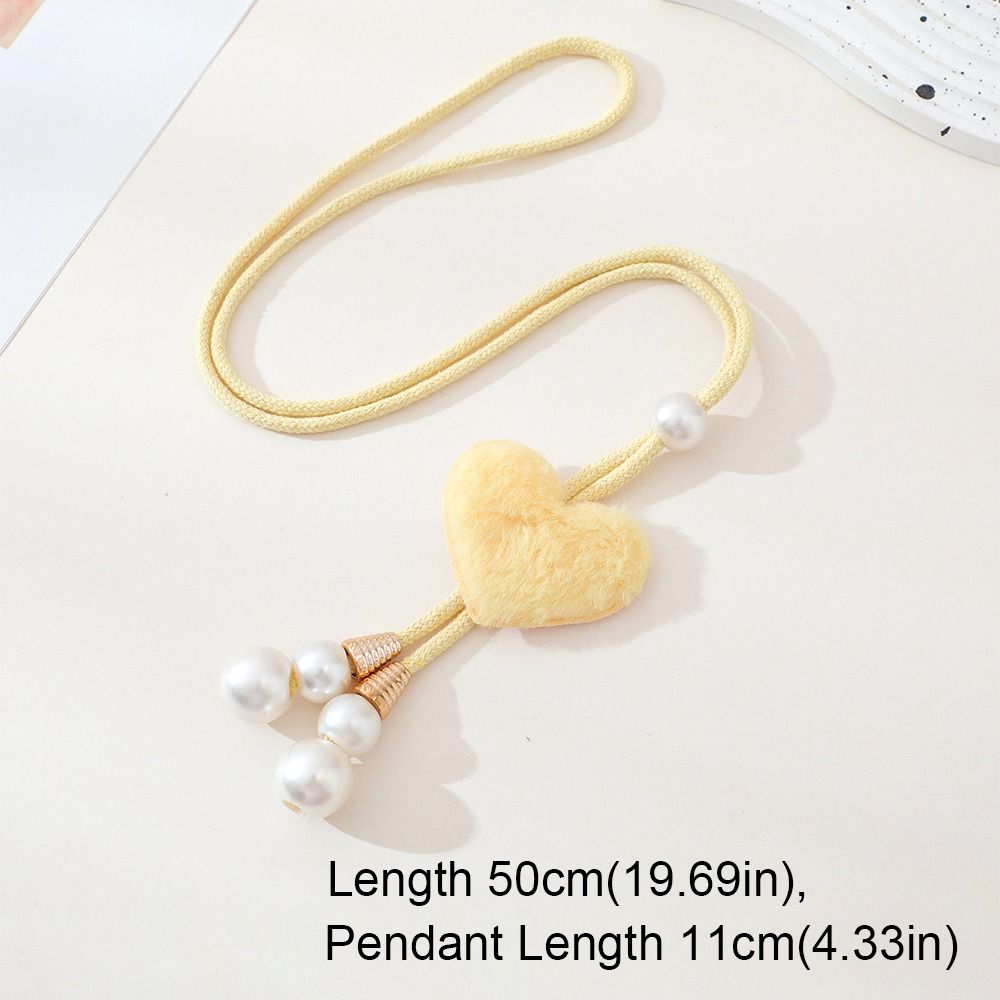 Faux Pearl Tassel Curtain Holdback Rope Drapery Tieback Cute Window Curtain Tie  Home Decor