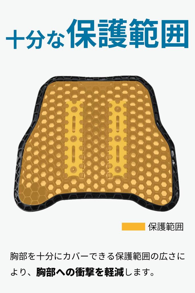 RS Taichi (RS Taichi) 2025 Model Motorcycle NexAir Chest Protector (Button Type) Chest Area CE Level 2 Breathable Black Size: Free [TRV091]