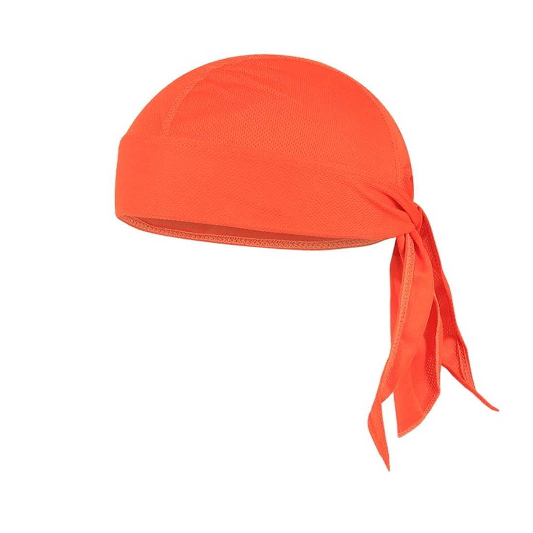 

Kakatrend Bandana Cap Orange Quick Dry Sweat Absorbent Pirate Hat UV Cut Sweat Stopper Men s Breathable Mesh Durag Skull Cap Bandana Heatstroke