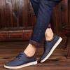 Business Schuhe mit runder Spitze Formell Herren Freizeitschuh Leder Herren Flache Brogues Schuhe Angebot Rechtmäßiger Sommer Sale Trend
