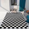 Alfombras de Cuadros de Colores para Decoración de Sala de Estar Alfombras Grandes para Decoración de Dormitorio Alfombra Alfombra Lavable Felpudos para el Hogar