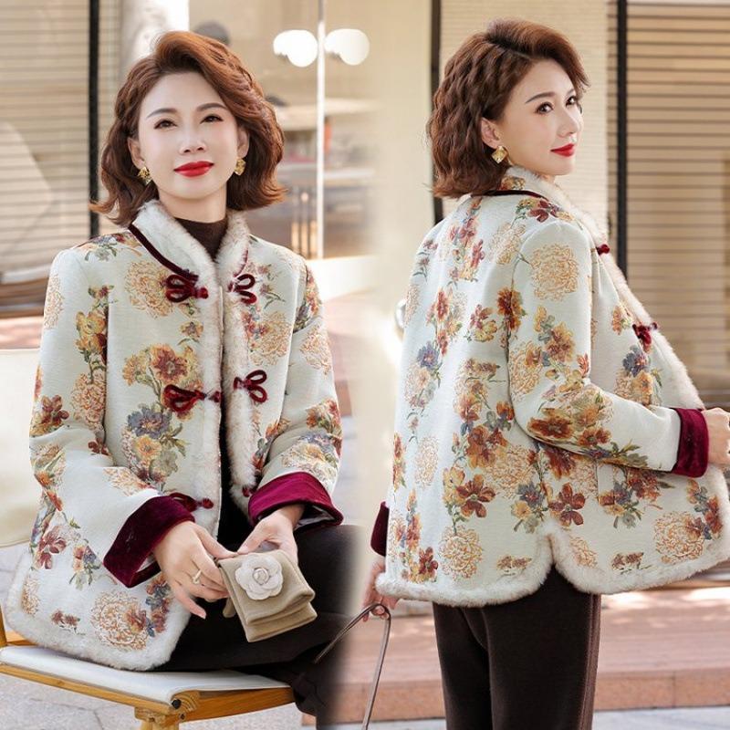 New padded jacket women's padded jacket padded jacket short warm and thickened winter retro women