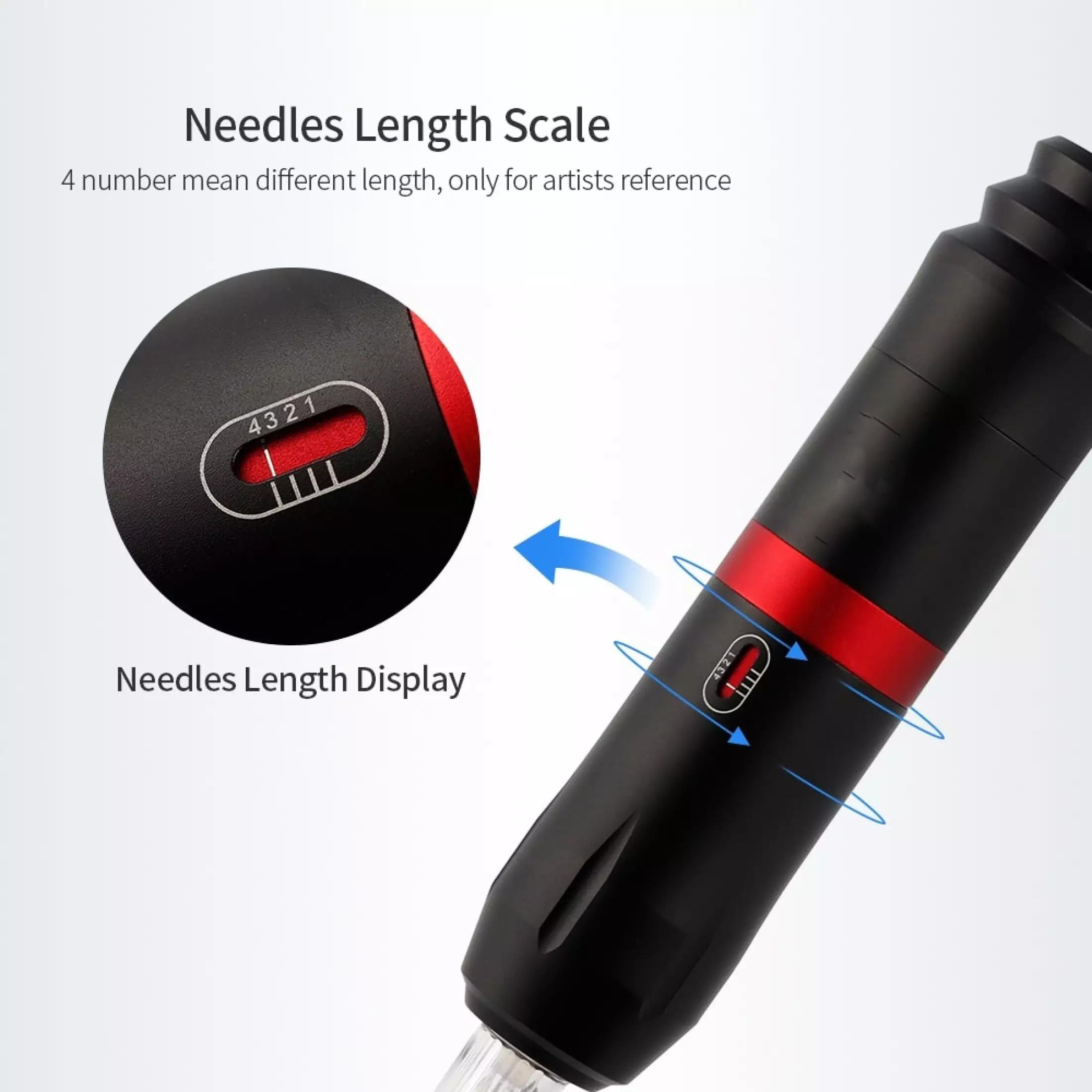 V6 Роторная ручка для татуировки Тихая машина для татуировки Ход подачи 3 — фото 6