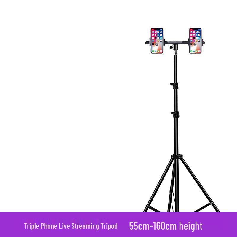 Outdoor Mobile Phone Streaming Tripod with Fill Light & Selfie Function
