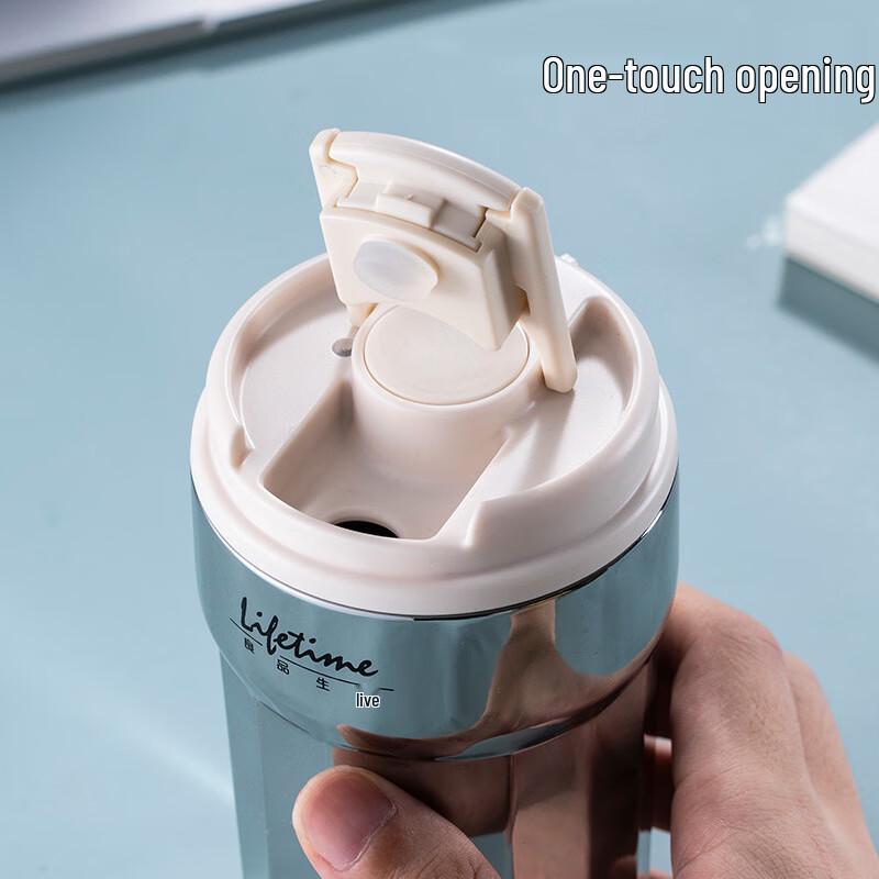 MRSIKEY Przenośny kubek termiczny do kawy ze stali nierdzewnej 316