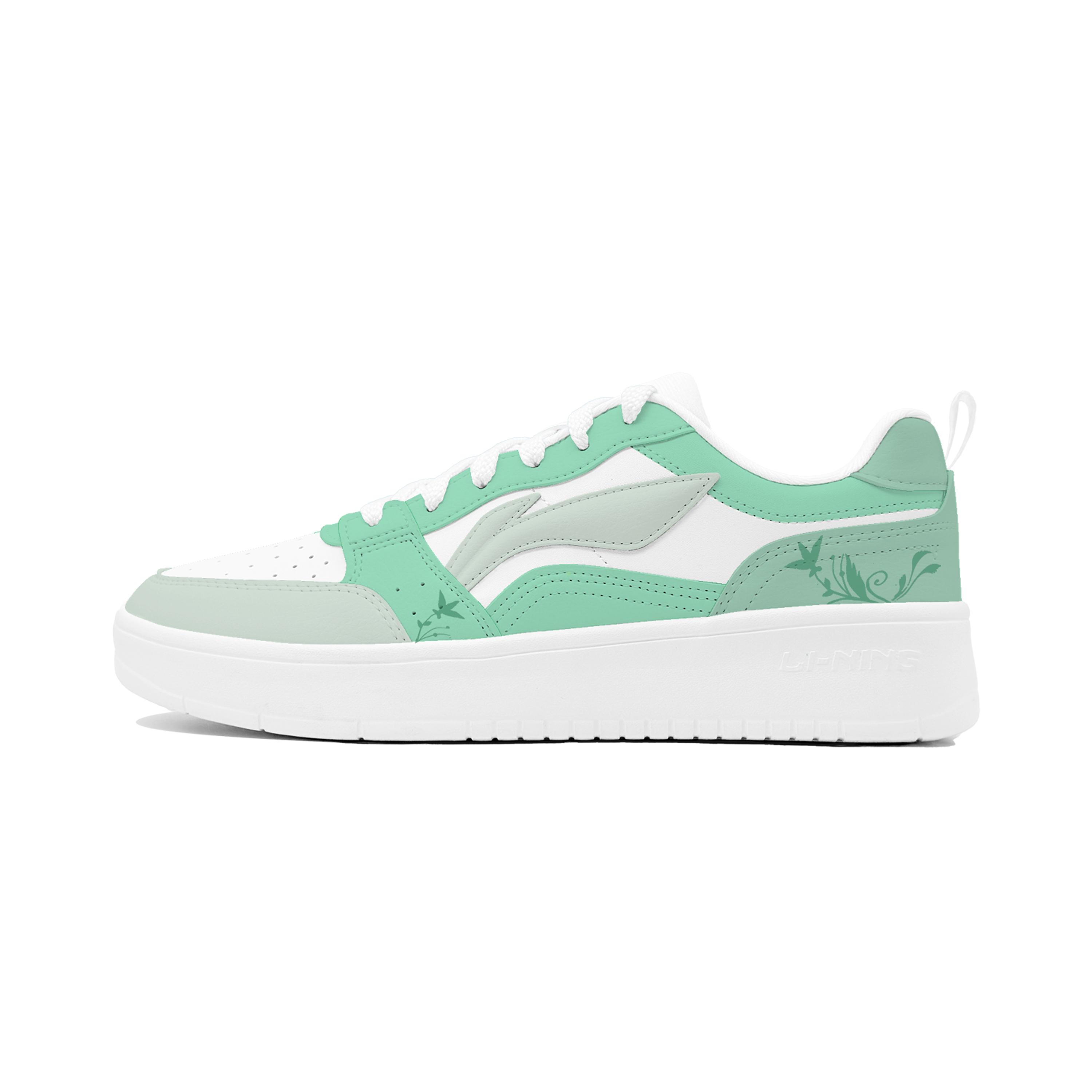 Li Ning Sycee Skateboard Shoes Women s Low top White AGCT339-6(Team617-) 35