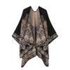 Women's Ethnic Shawl: Northwest Travel Cape, Thick Warm Scarf Cloak