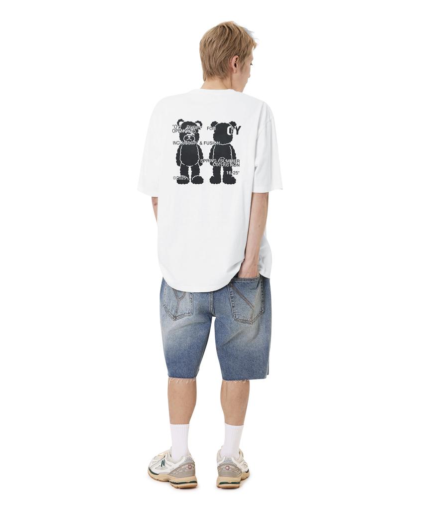 Opeunyadeu(Owai) Front Back Odolly Tee - White
