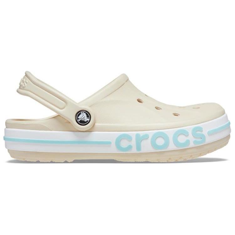 Crocs Eva Beiya Non-Slip Wear-Resistant Clogs Unisex Footwear Off-White 205089-1LI