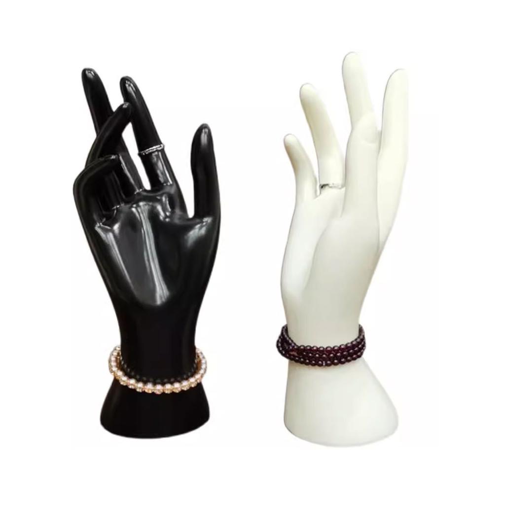 Women Mannequin Hand Model Jewelry Organizer Portable Dresser Desktop Shops Countertop Bracelet Bangle Necklace Display Stand