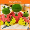 Cute Cartoon Frog Plush Toy Soft Crystal Velvet Stuffed Animal Gift For Kids 30cm 40cm 50cm
