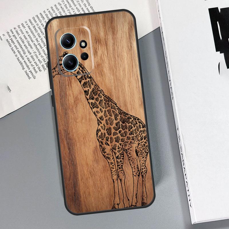Natural Bamboo Wood Pattern Print Case For Xiaomi Redmi Note 15 Pro 10 11 12 13 14 Pro Cover For Redmi 15C 15 14C 10C 12C 13C