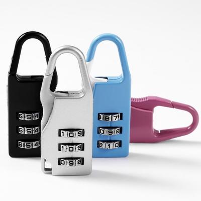 3 Combination Number Luggage Case Bag Security Travel Suitcase Padlock