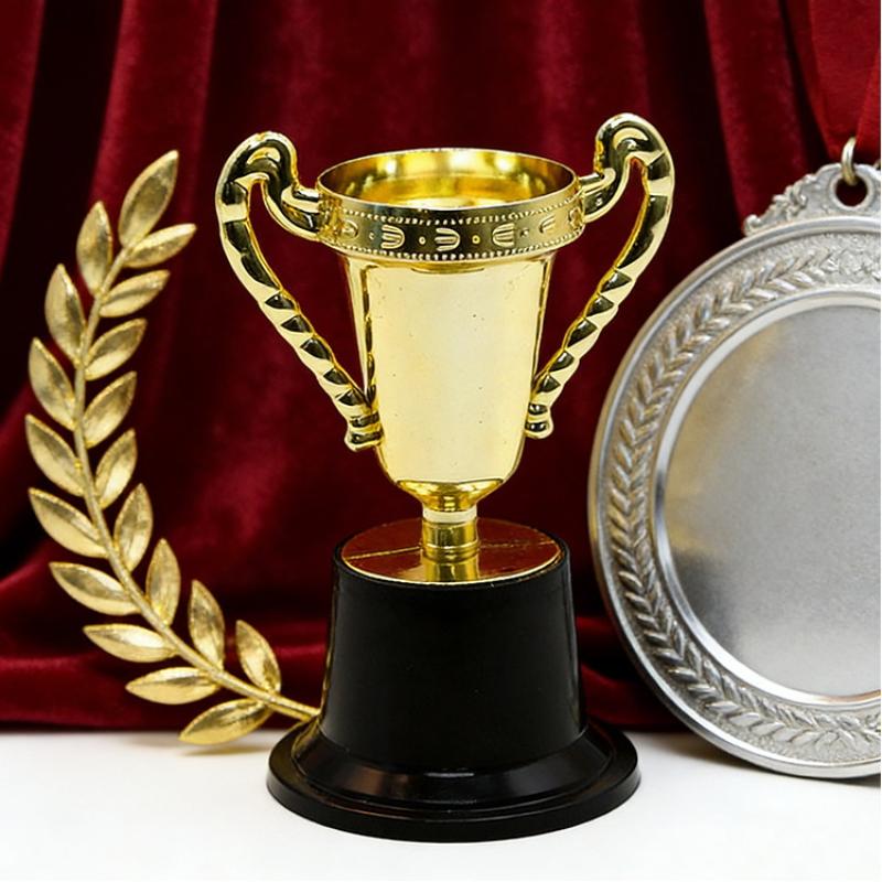 New New 1/3/5Pcs Wheat Ear Golden Medals Trophies Competitions Award Cup Children Trophy Toys Award Trophy Winner Trophies
