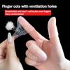 50Pcs Silicone Finger And Toe Protectors Breathable Gel Finger Caps Odorless Finger And Toe Covers For Men And Women Anti-friction Finger Tubes