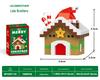 Stavebnice Santa Clause z mikročástic: 60 typů, Slepá krabička kompatibilní s Lego