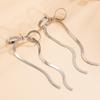 Silver Earrings, Length as Necklace/Bracelet