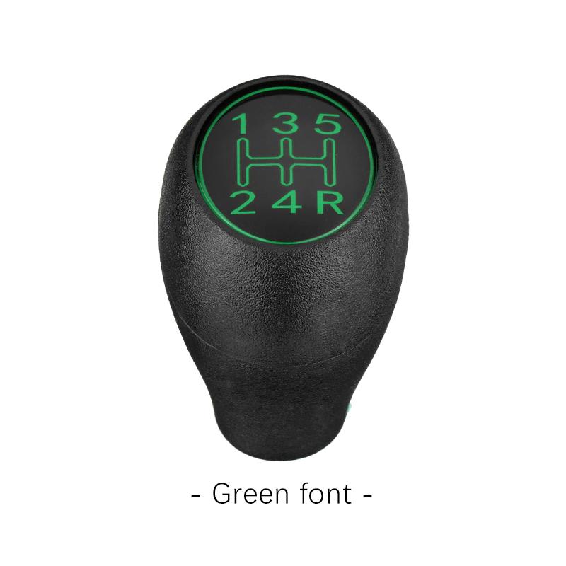 

Автомобильный 5-скоростной рычаг переключения передач, адаптер для автомобильной ручки переключения передач, шаровые аксессуары для Peugeot 504 505 309 205 GTI CTI зелёный