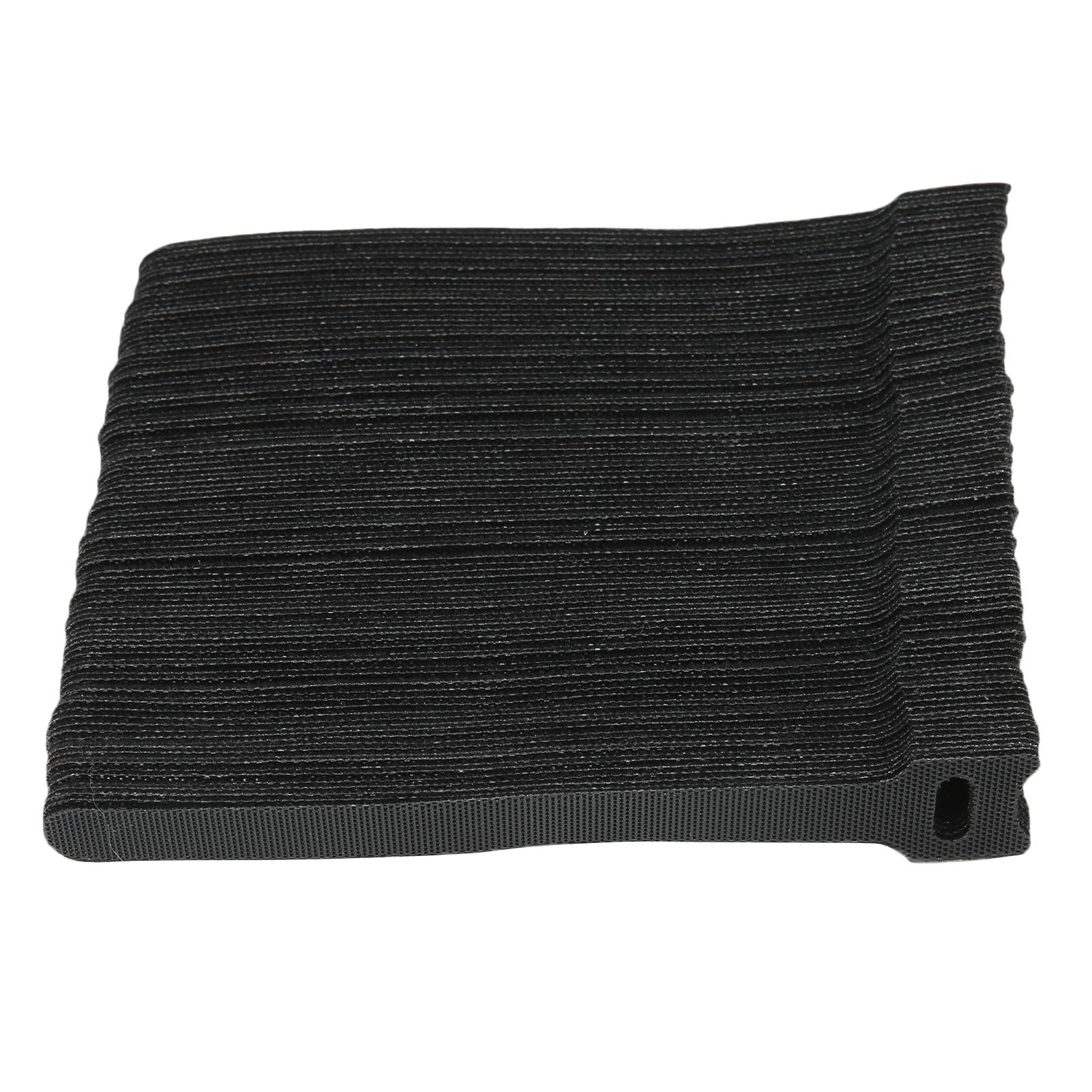 

100Pcs Fastening Cable Ties Reusable Self Adhesive Wire Cord Organizer Ties for Cable Fixing