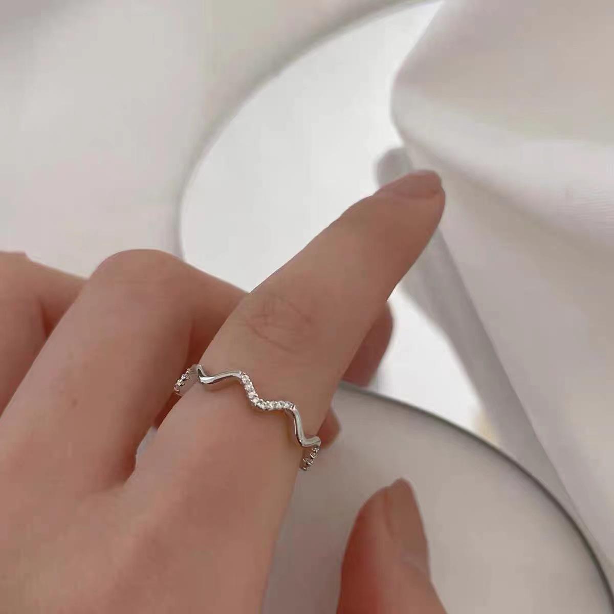 

Элегантное открытое кольцо с бриллиантами для женщин – неувядающий роскошный дизайн Adjustable Open