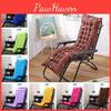 Back Patio Lounger Cushion Recliner Bench Thick Padded Garden Rocking Chair Pad