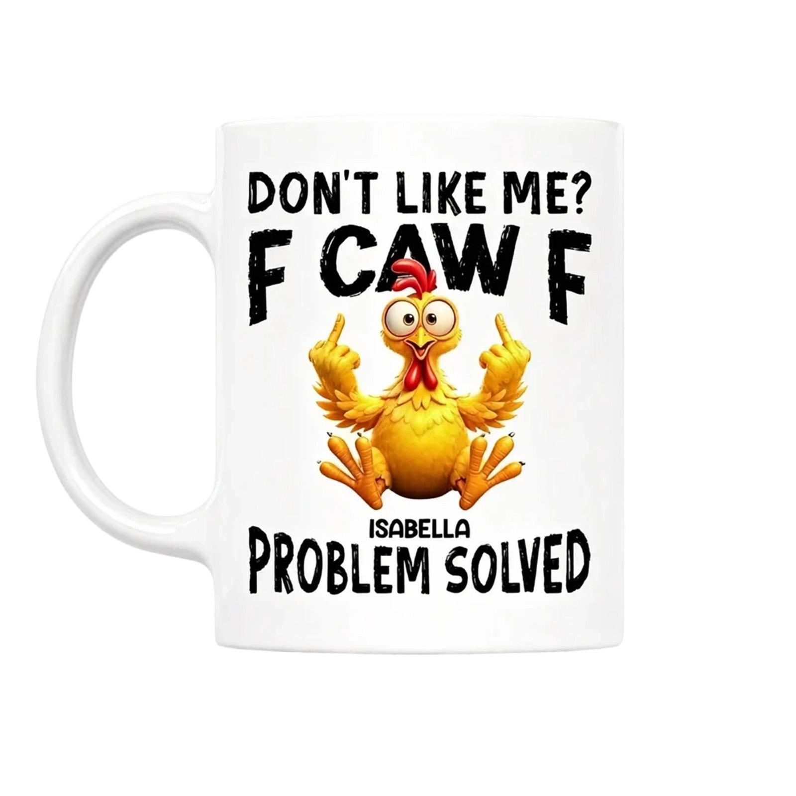Fun Coffee Cup, Funny Rooster Cup, Rooster Ceramic Cup If You Don t Like, Gift (201-300ml) one size белый