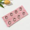 Bandeau Métal Creux Bord Large Hip-Hop Punk Bande Élastique Rétro Unisexe Doux Cool pour Hommes et Femmes