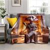 Dobby the House-Elf Cartoon Blanket — 3D-Printed Harry Potter Throw Blanket for Sofas, Beds, Cars, Living Rooms, and Bedrooms