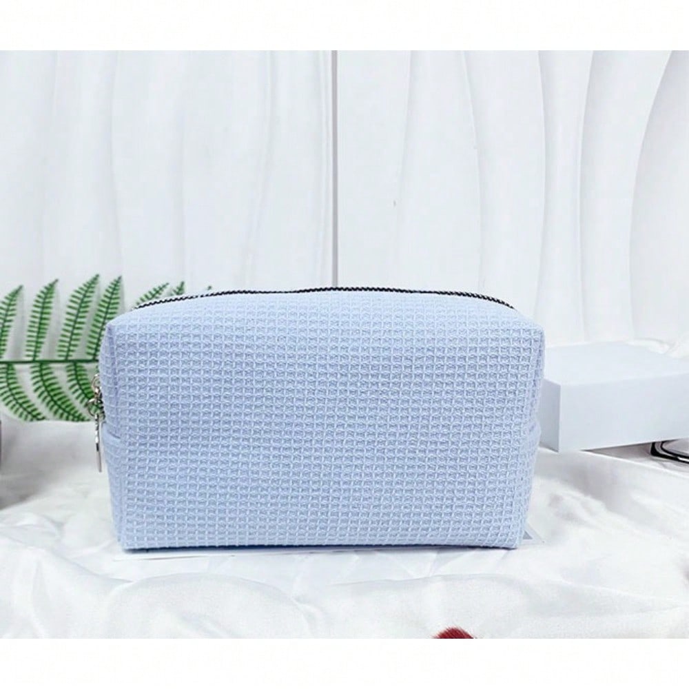 Cosmetic Bag Portable Travel Storage Bag Solid Color Small Square Bag Ladies Toilet Bag