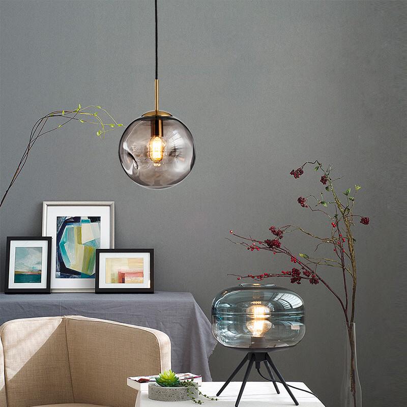 Modern Glass Ball Pendant Light